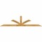 Ekena Millwork Richland Rough Sawn Timber Gable Bracket, Western Red Cedar, 96"W x 24"H x 2"D x 4"F, 6/12 Pitch GBW096X24X0204RIC00RWR - alternate 1